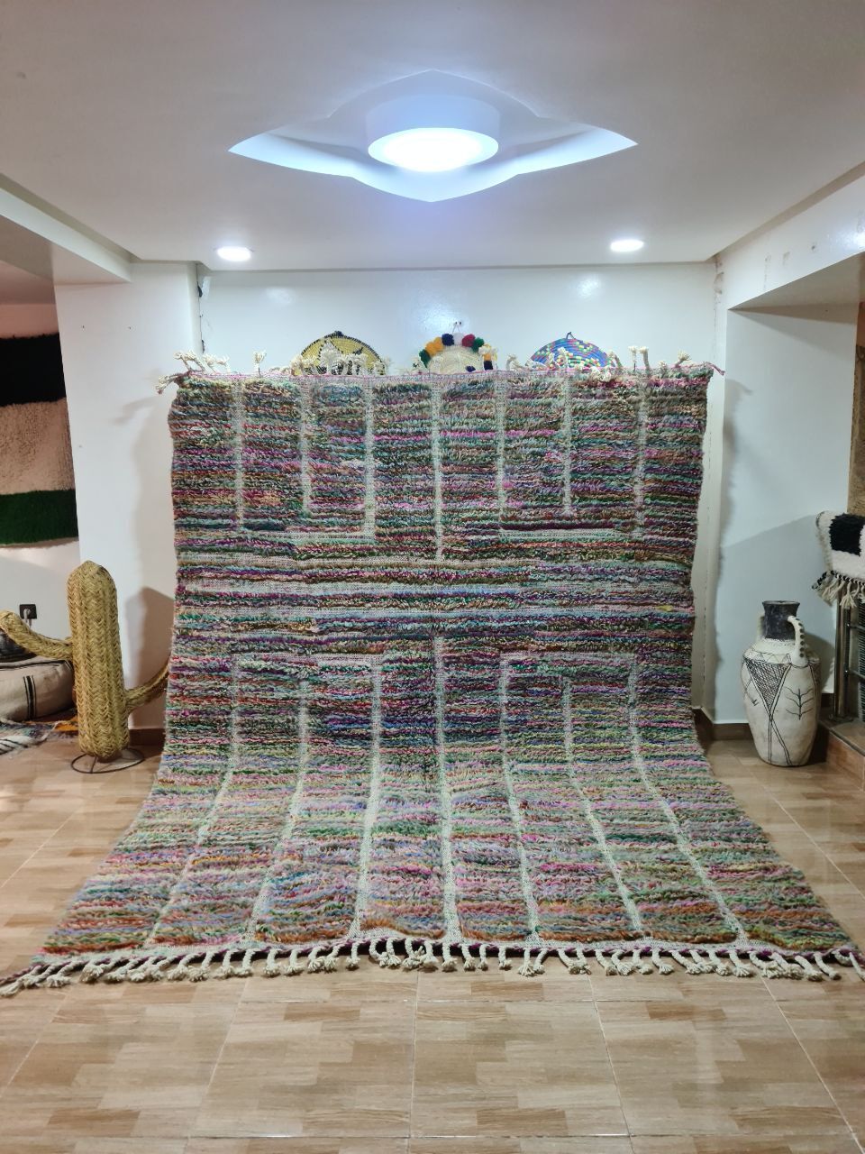 Authentic Handmade Beni Ourain Rug – Luxurious Berber Elegance 300x200 Cm