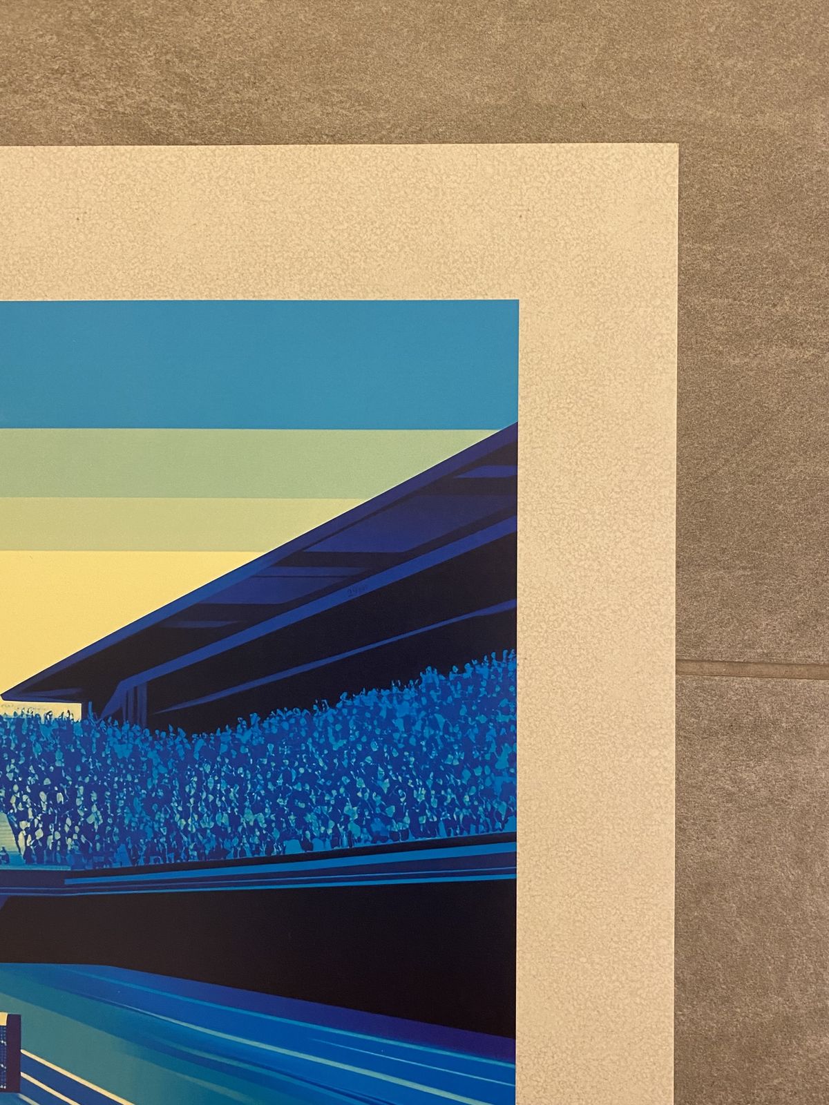 Pollux, 2020s   Tennis   Original Poster Printed In Offset With Detached Screen (Invisible)   Cm 98x 68   In 38,6 X 26,8   Hand Signed Lower Right photo buy