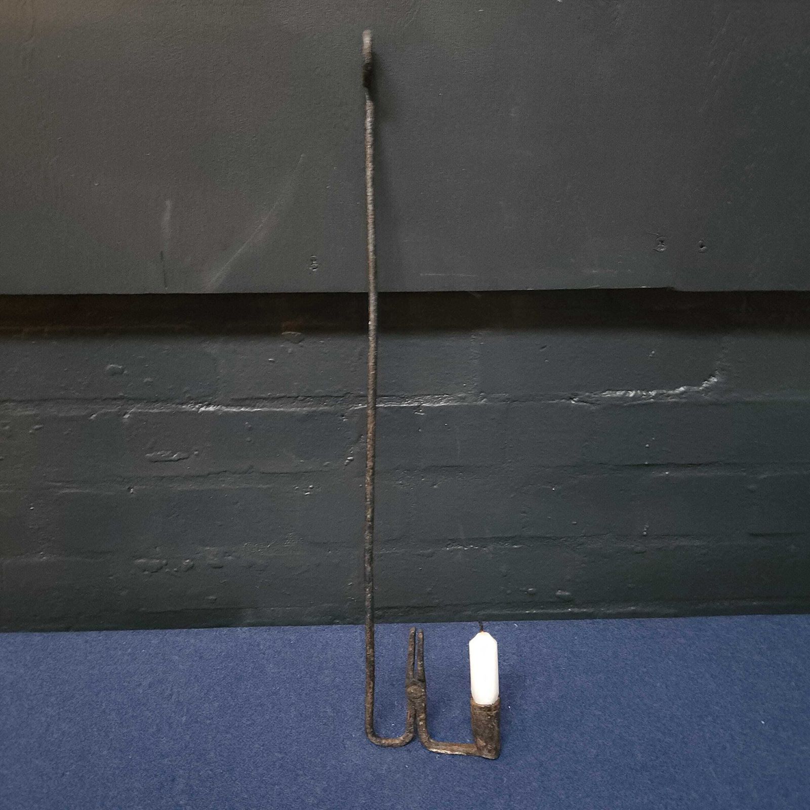 Welsh Hanging Rushlight And Candle Holder, Circa Late 18th Century photo furniture