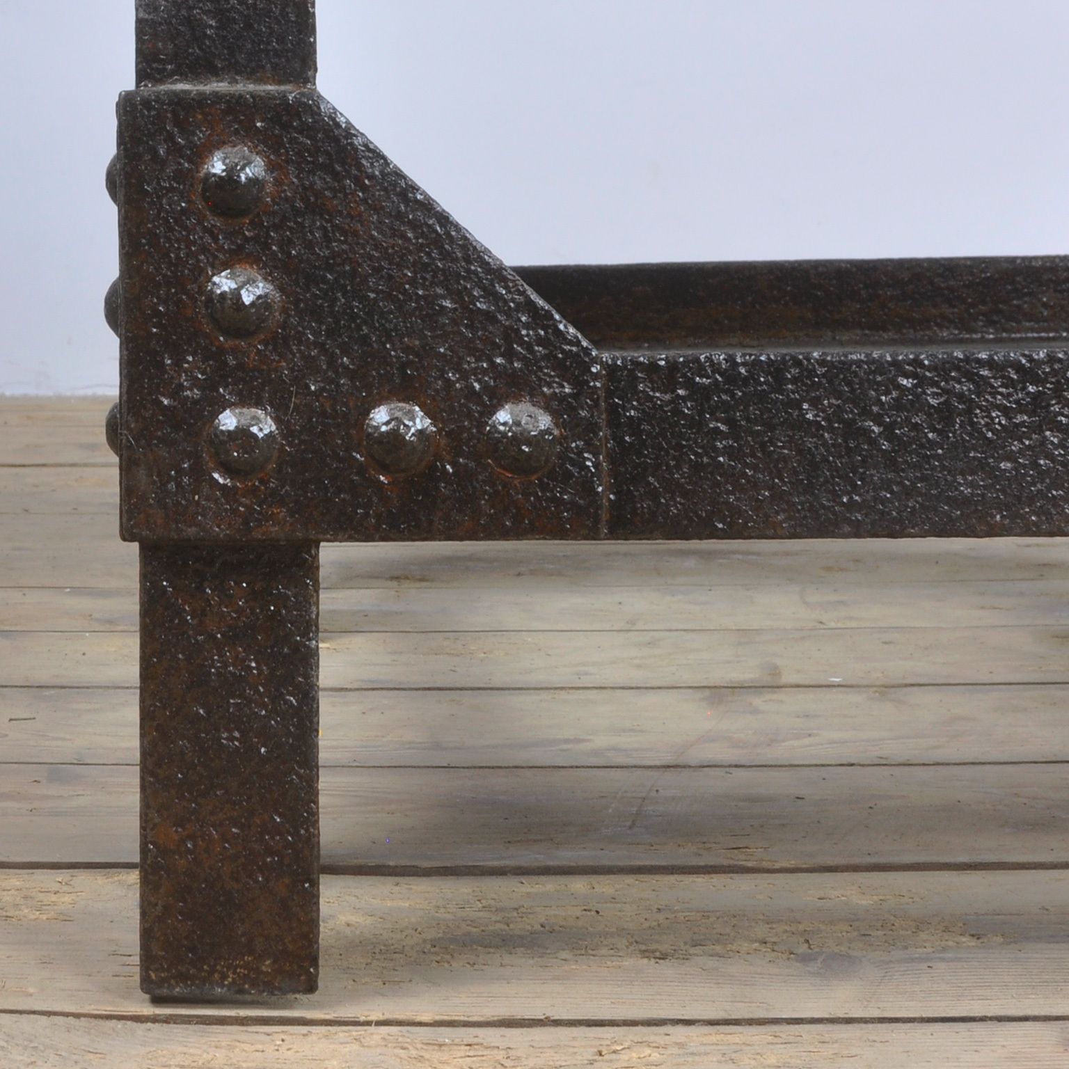 photo buy Coffee Table Of Cast Iron And Glass Top