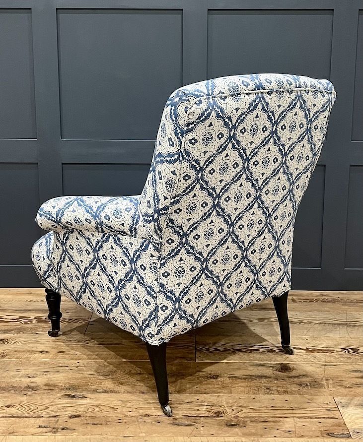 An Early 20th Century French Upholstered Armchair photo for sale