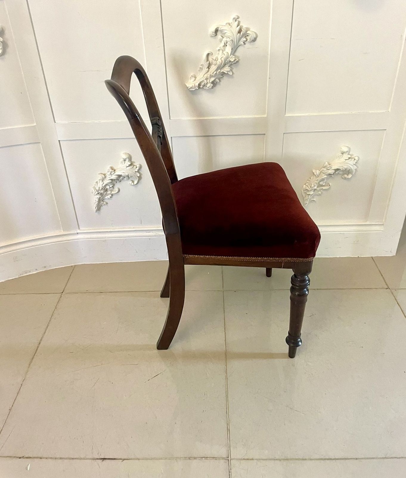 Quality Set Of Six Antique 19th Century Rosewood Dining Chairs photo buy