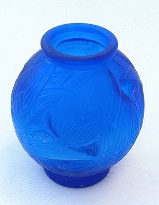Art Deco Glass Les Nenuphars Vase By Pierre Davesn photo Home Decor