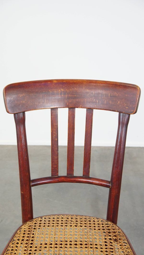 Original Vintage Thonet Design Bistro Chair With Matted Seat photo buy