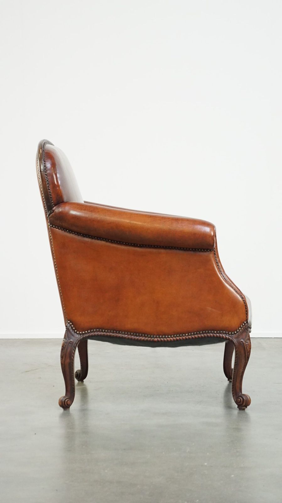 Fully Restored Antique Sheepskin Armchair photo for sale