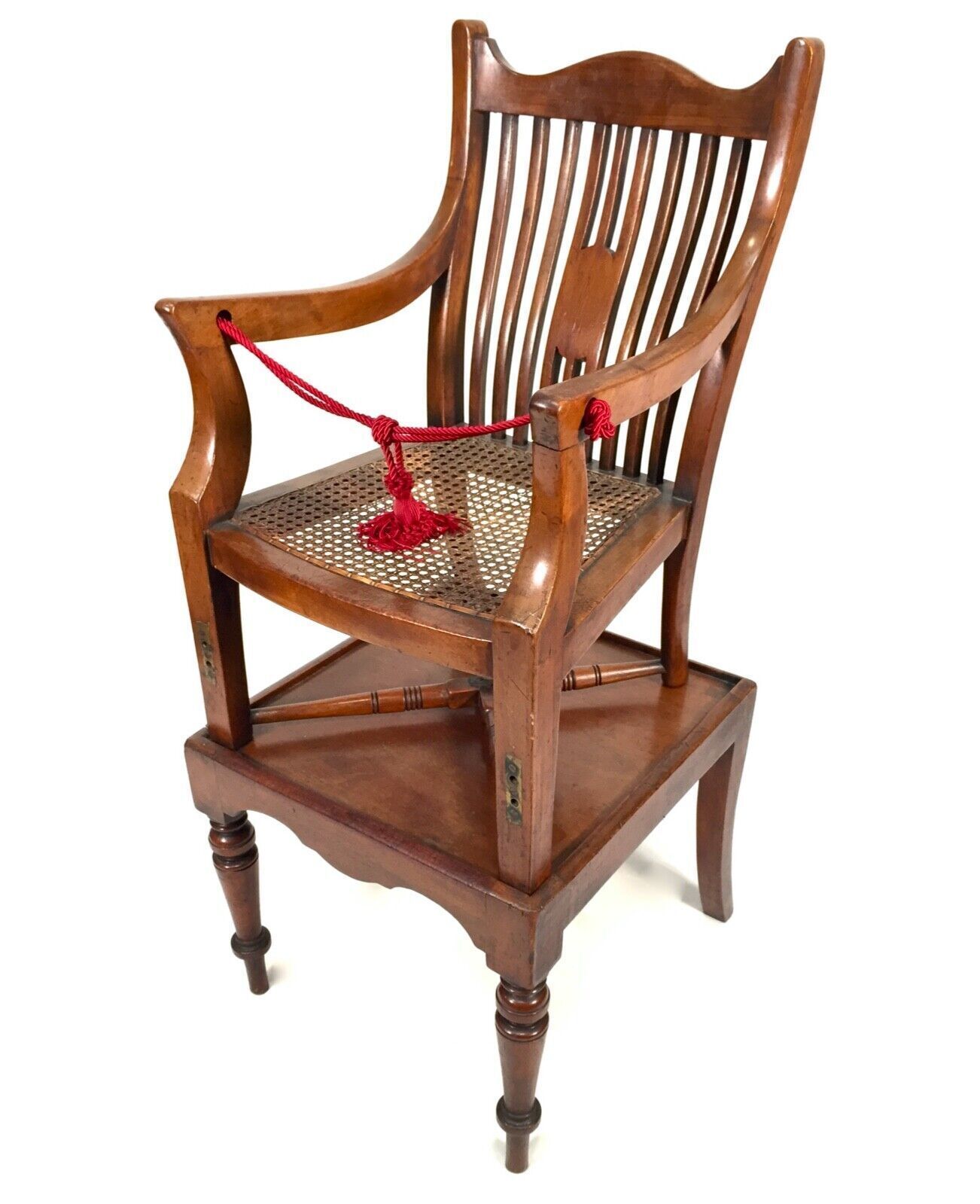 Antique Wooden Mahogany 19th Century Regency Period Childs High Chair C.1830 photo buy