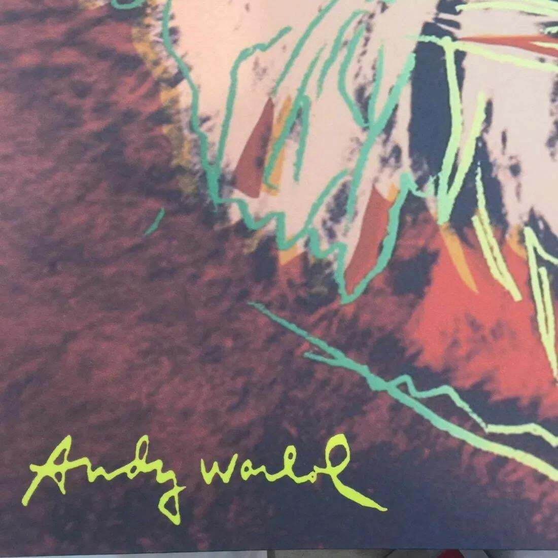 1986 Carnegie Museum Of Art After Andy Warhol "Offset" Lithograph photo furniture