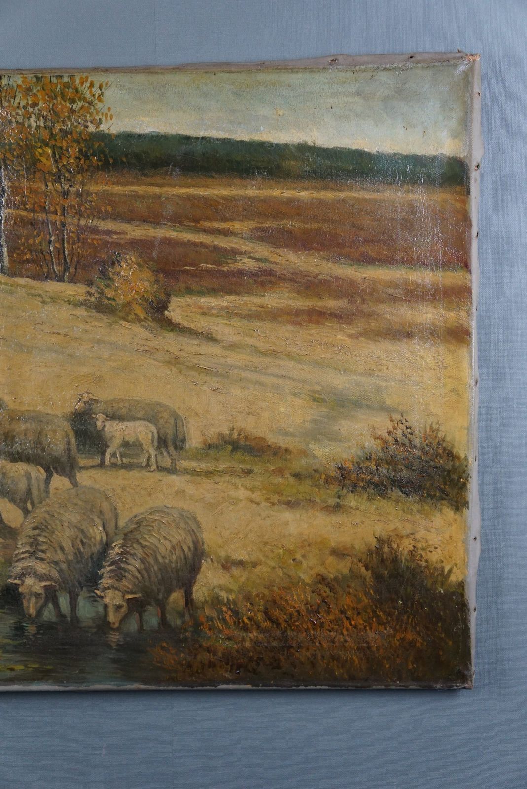 Schilderij Met Oud Hollands Heidelandschap photo 319.57349999999997