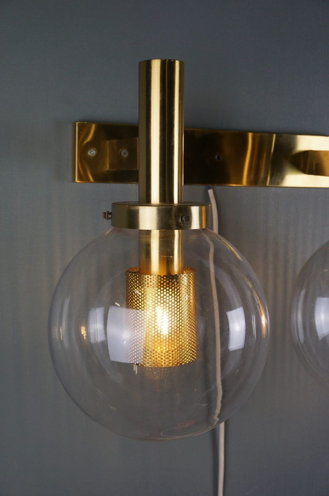 Zweedse Messing Wandlamp, Hans Agne Jakobsson, 1960 photo Verlichting