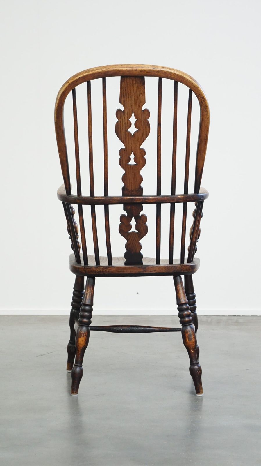 Antique, Very Nice English Highback Windsor Dining Chair photo Furniture
