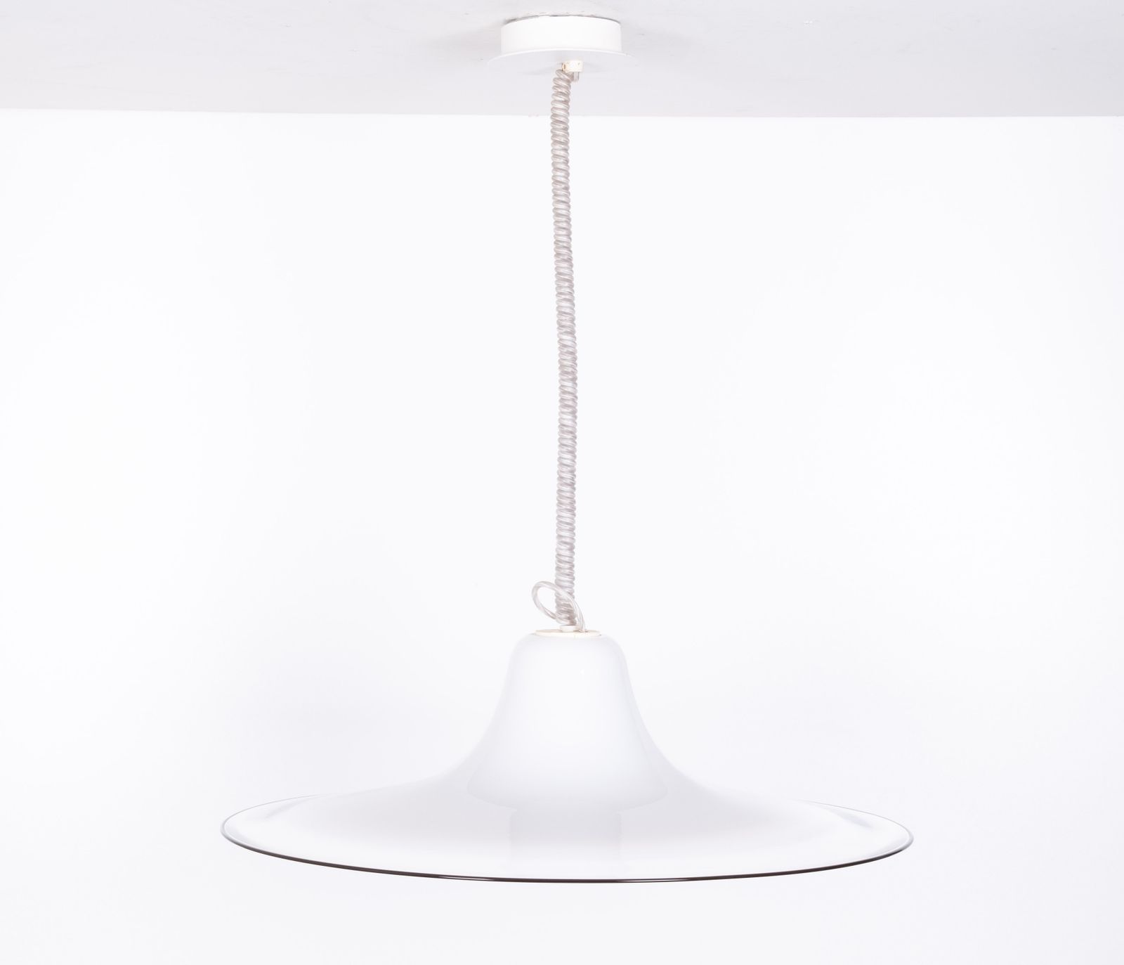 Leucos Murano Glass Pendant Lamp By Renato Toso, Italy, 1970s Leucos Murano