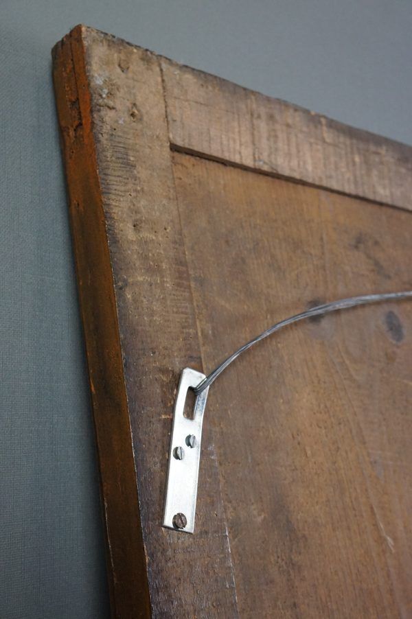 photo for sale Grote Antieke Vergulde Schouwspiegel Met Patina, 18e Eeuw