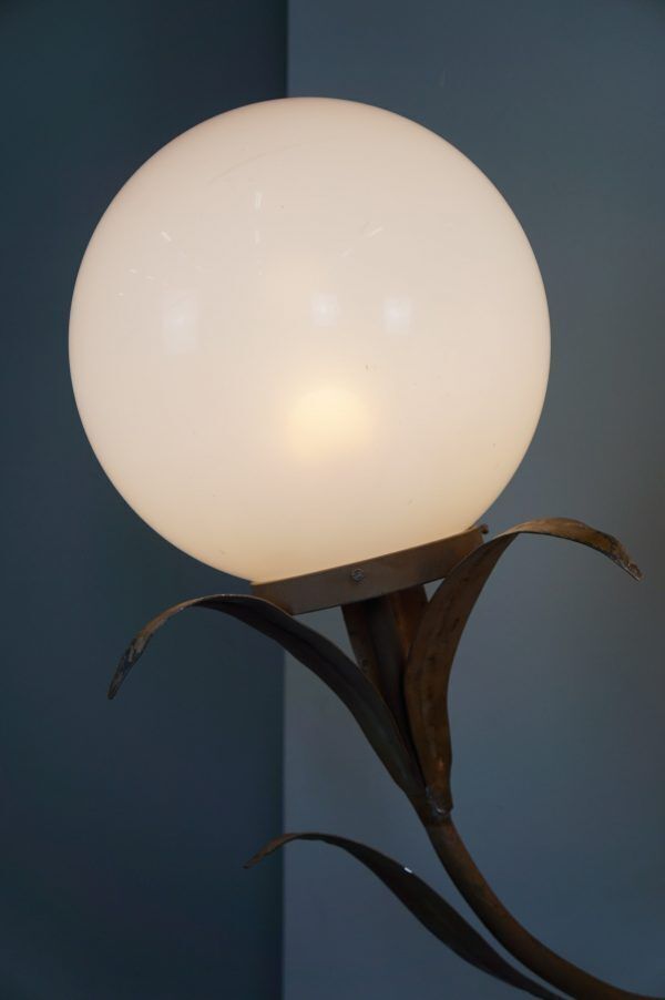 Unieke En Zeer Grote Vintage Hollywood Regency Wandlamp, Jaren 70 photo vinterior