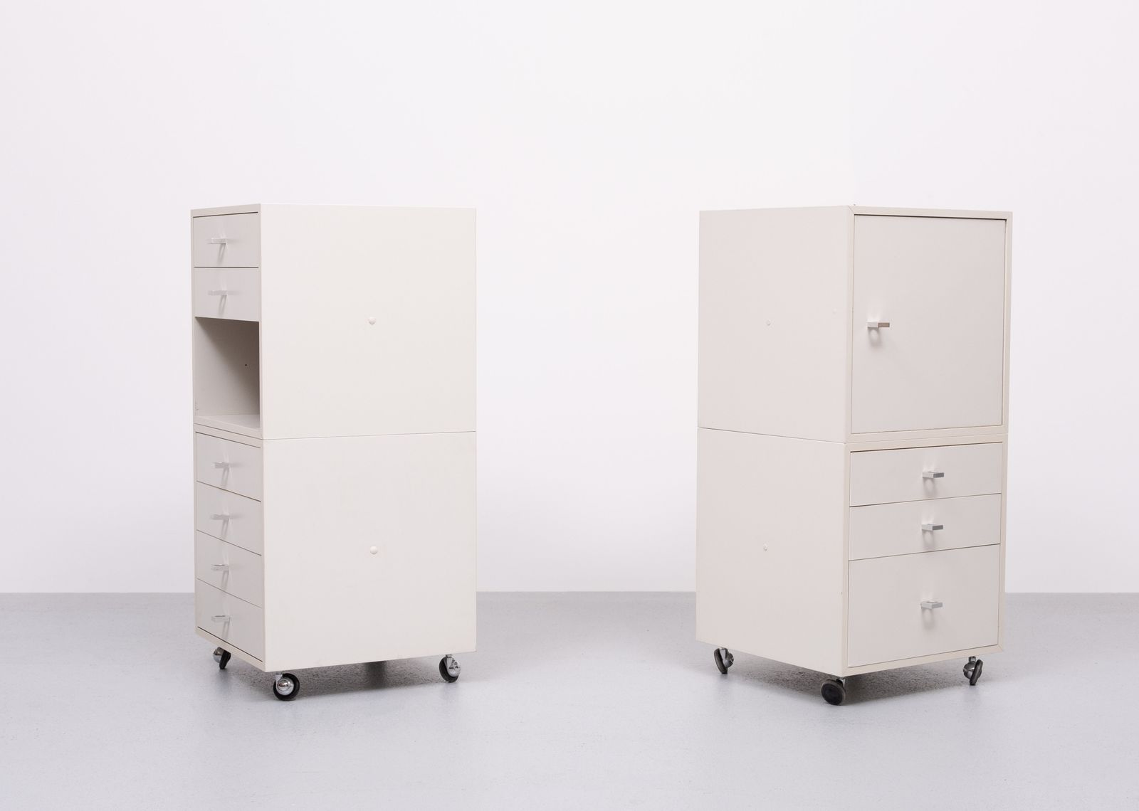 Pair Of Q Bus Cabinets By Cees Braakman For Pastoe, 1960s photo buy