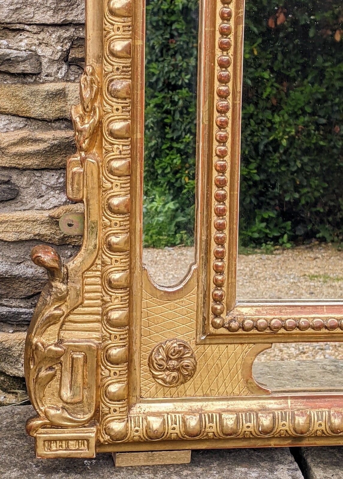 Outstanding French Louis XVI Gilt Mirror photo buy