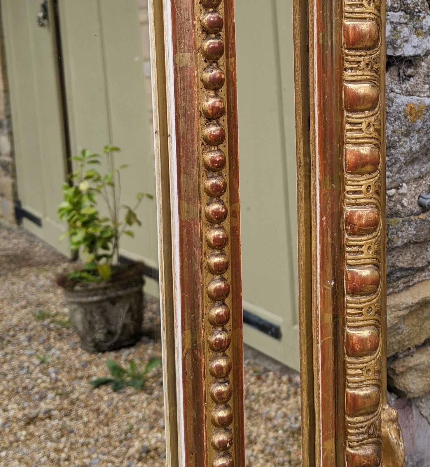 photo buy Outstanding French Louis XVI Gilt Mirror