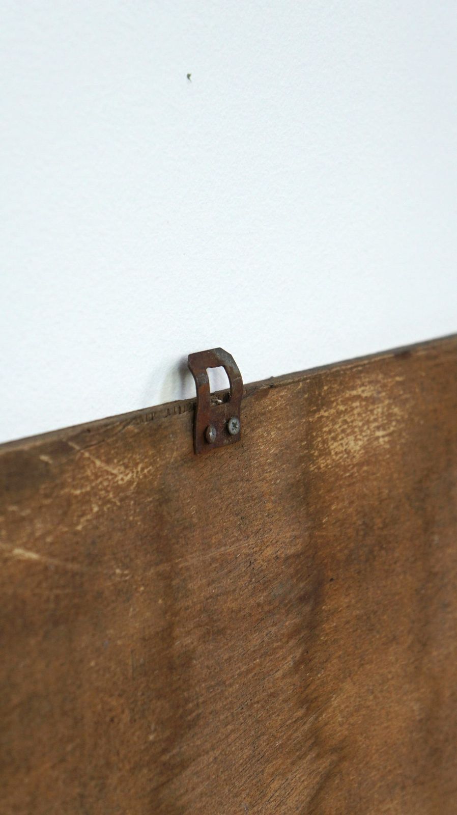 Antiek Reclamebord, Met De Hand Geschilderd Op Hardboard photo vintage