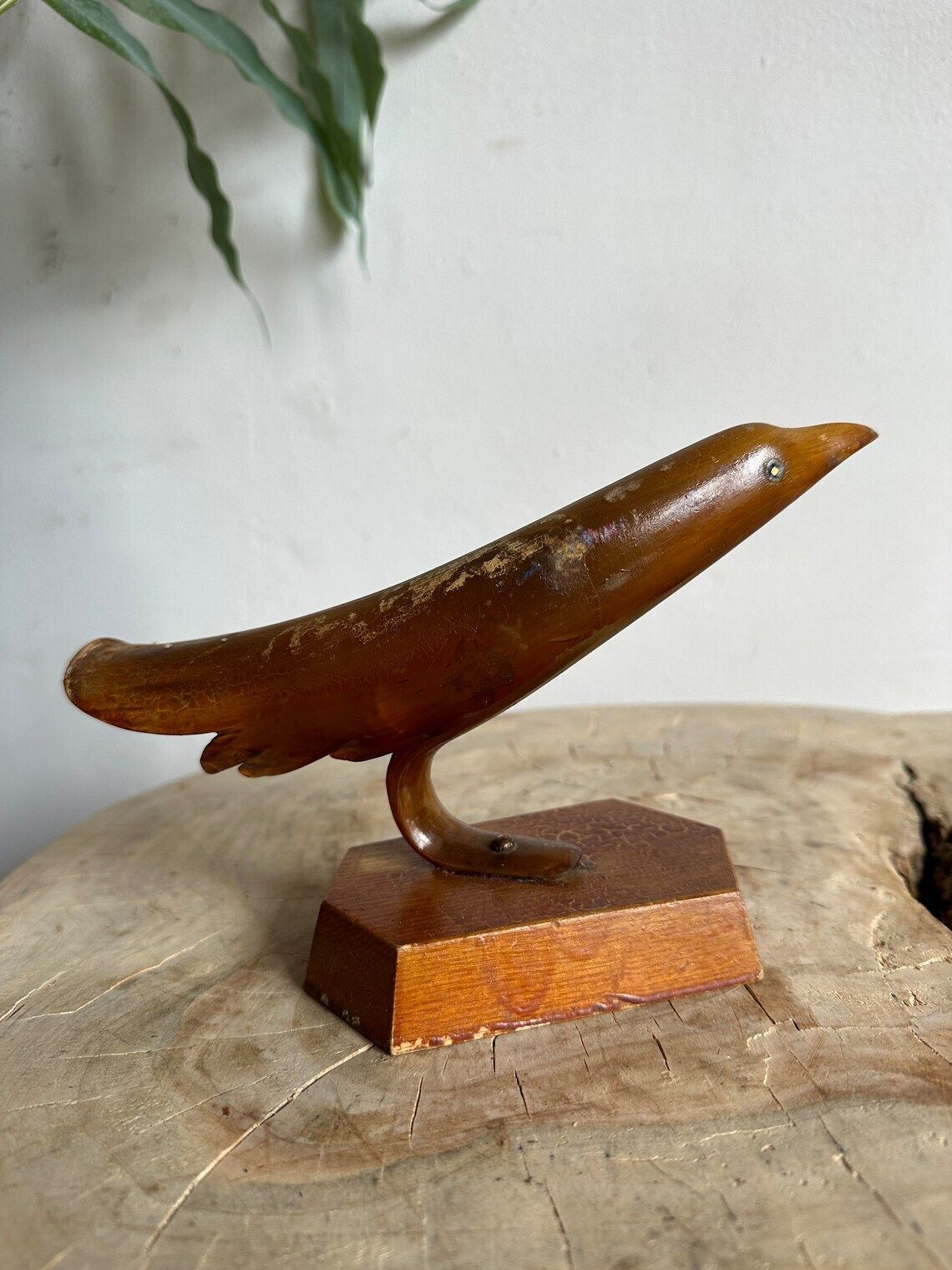 Res Wooden Bird Figure photo for sale