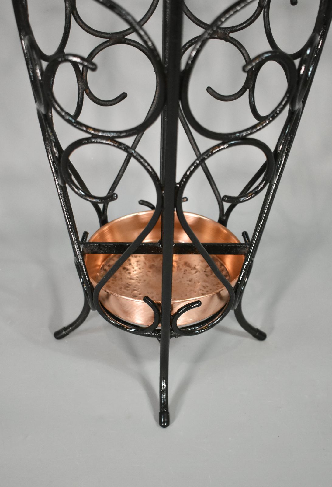 French Umbrella Stand In Wrought Iron 1950s photo vintage