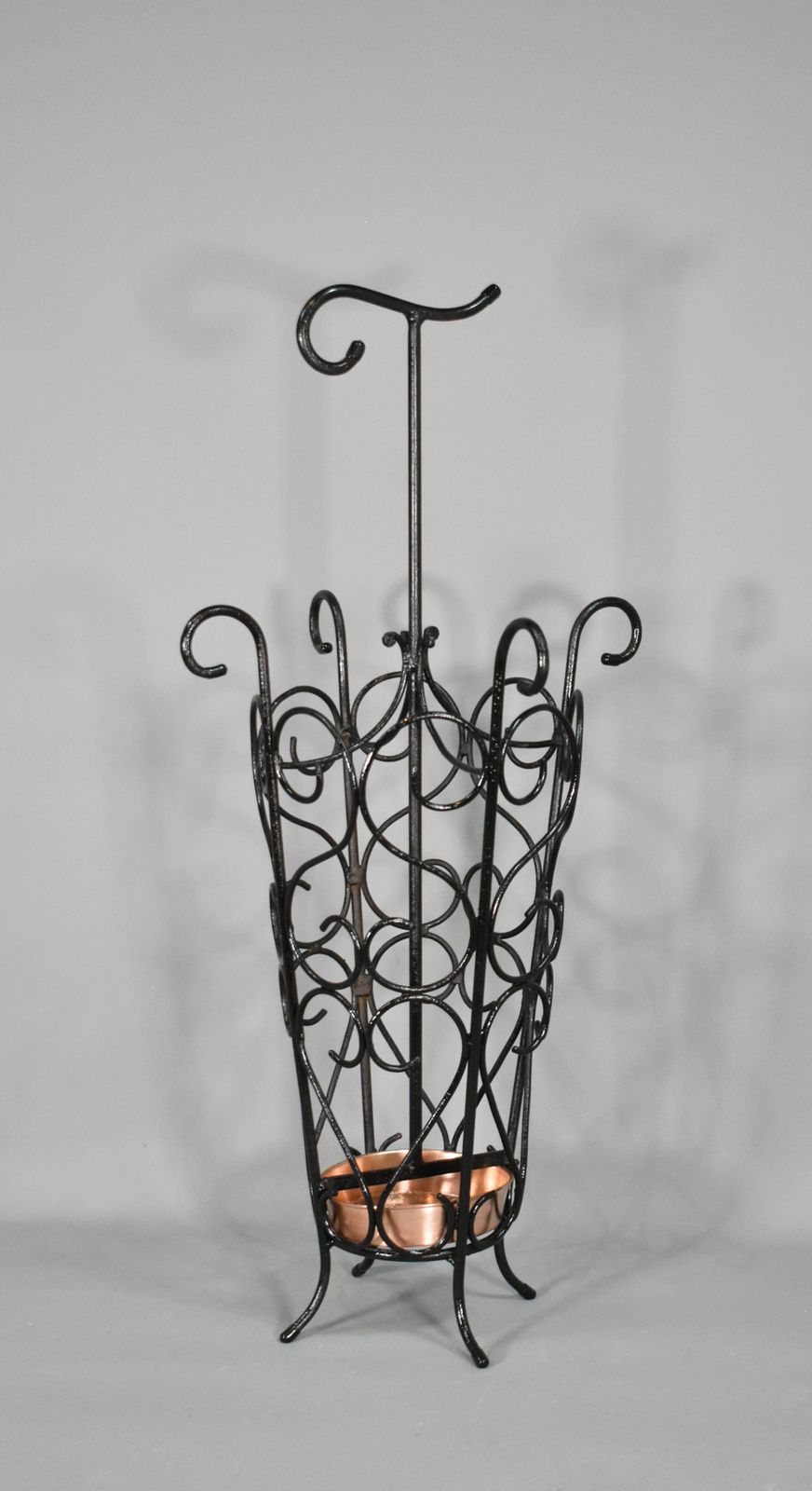 French Umbrella Stand In Wrought Iron 1950s photo Home Decor