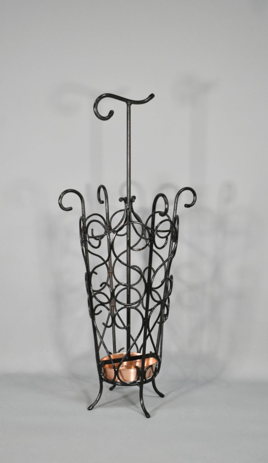 French Umbrella Stand In Wrought Iron 1950s