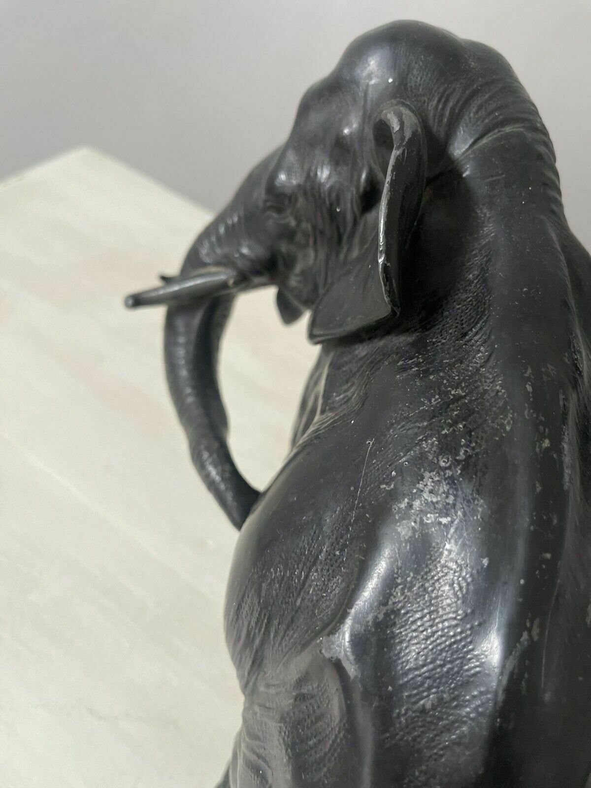 photo furniture A Japanese Meiji Period (1868 1912) Spelter Model Of An Elephant