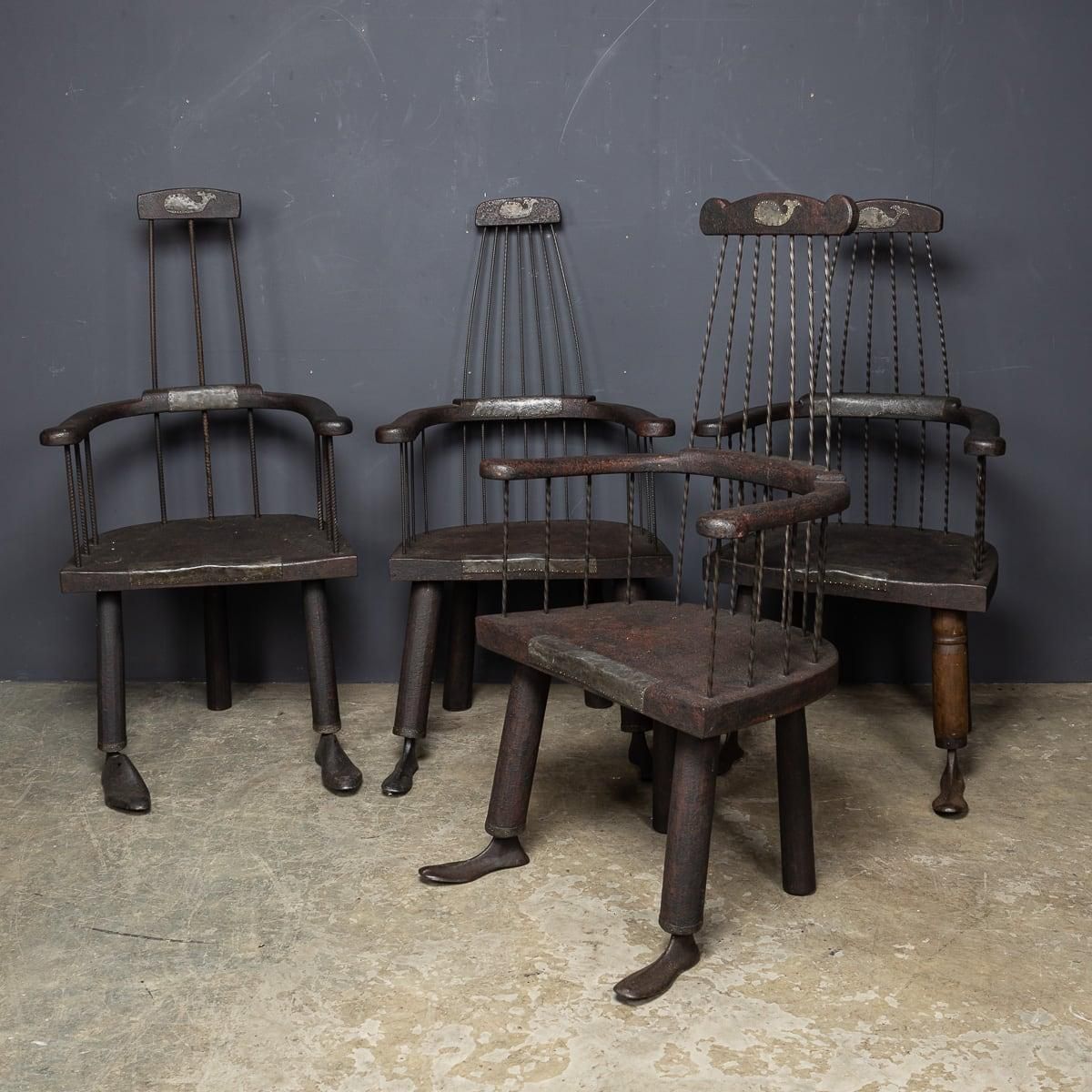 Modern 21st Century Set Of Four Chairs By Martin Scorey C.2000 photo furniture