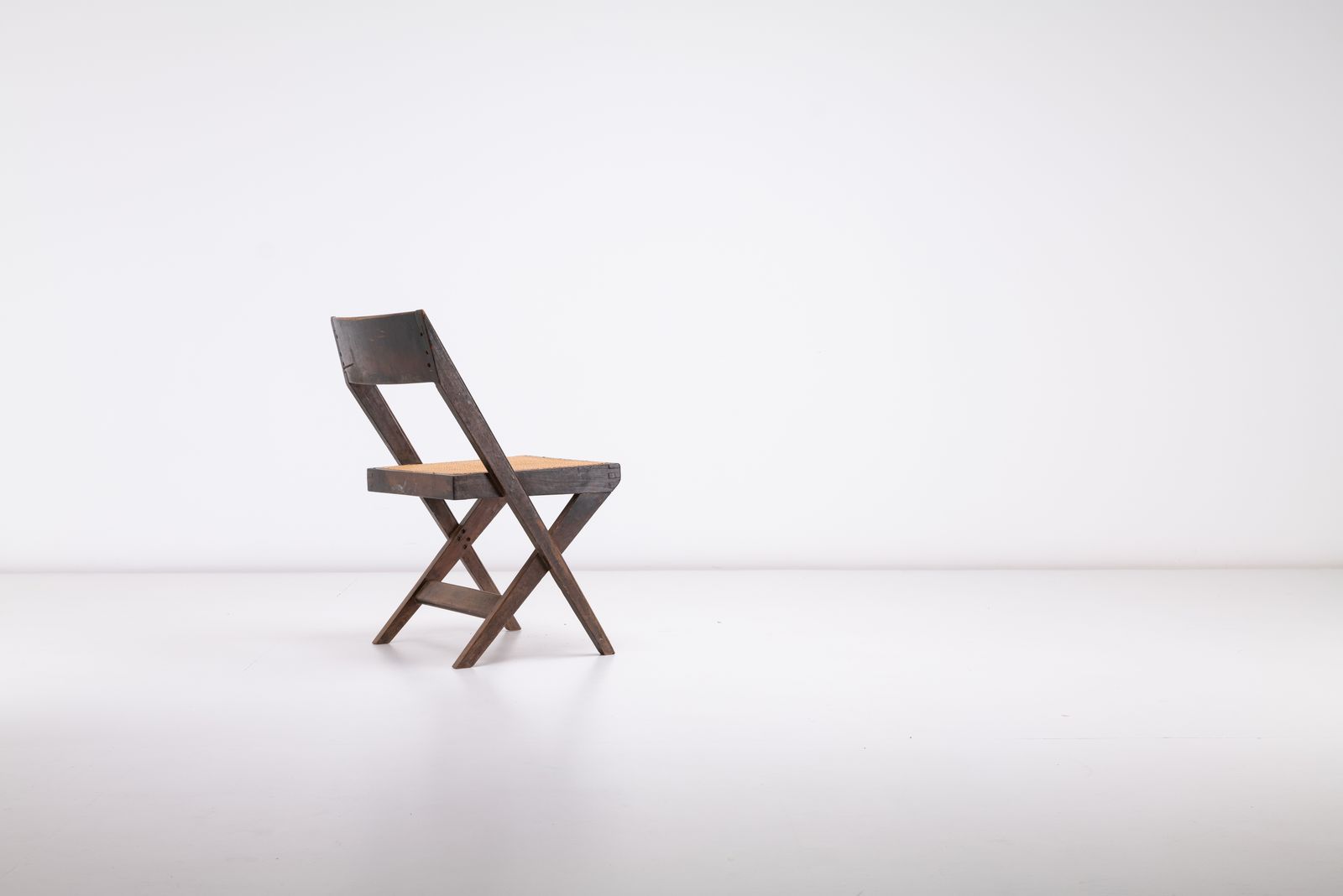 Pierre Jeanneret & Eulie Chowdhury, Library Chair, Chandigarh, 1st Production photo Furniture