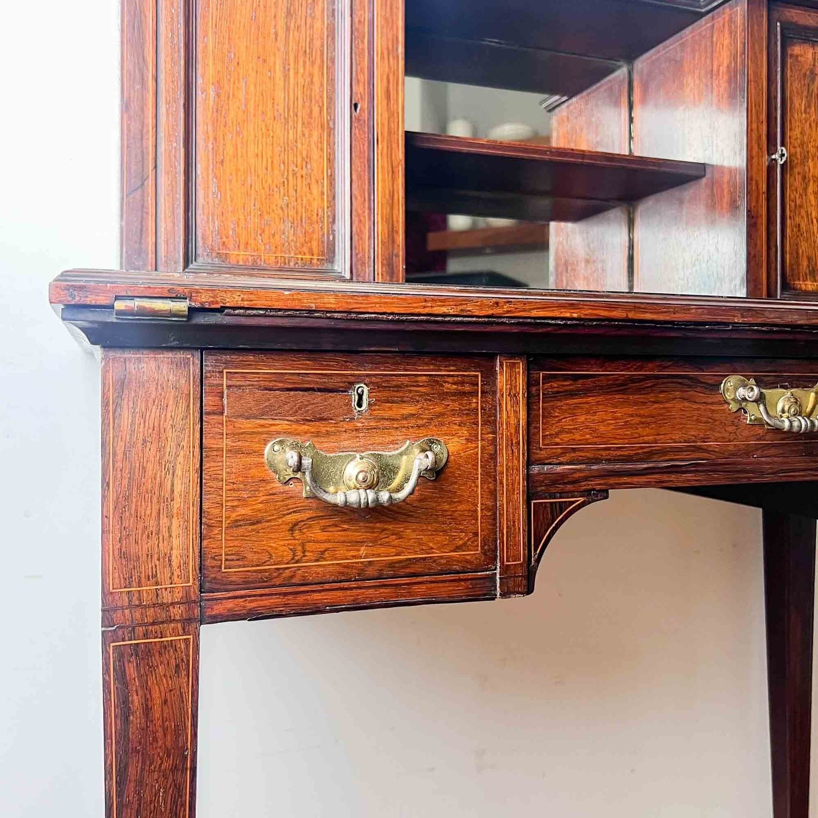Edwards And Roberts Rosewood Ladies Desk photo vintage