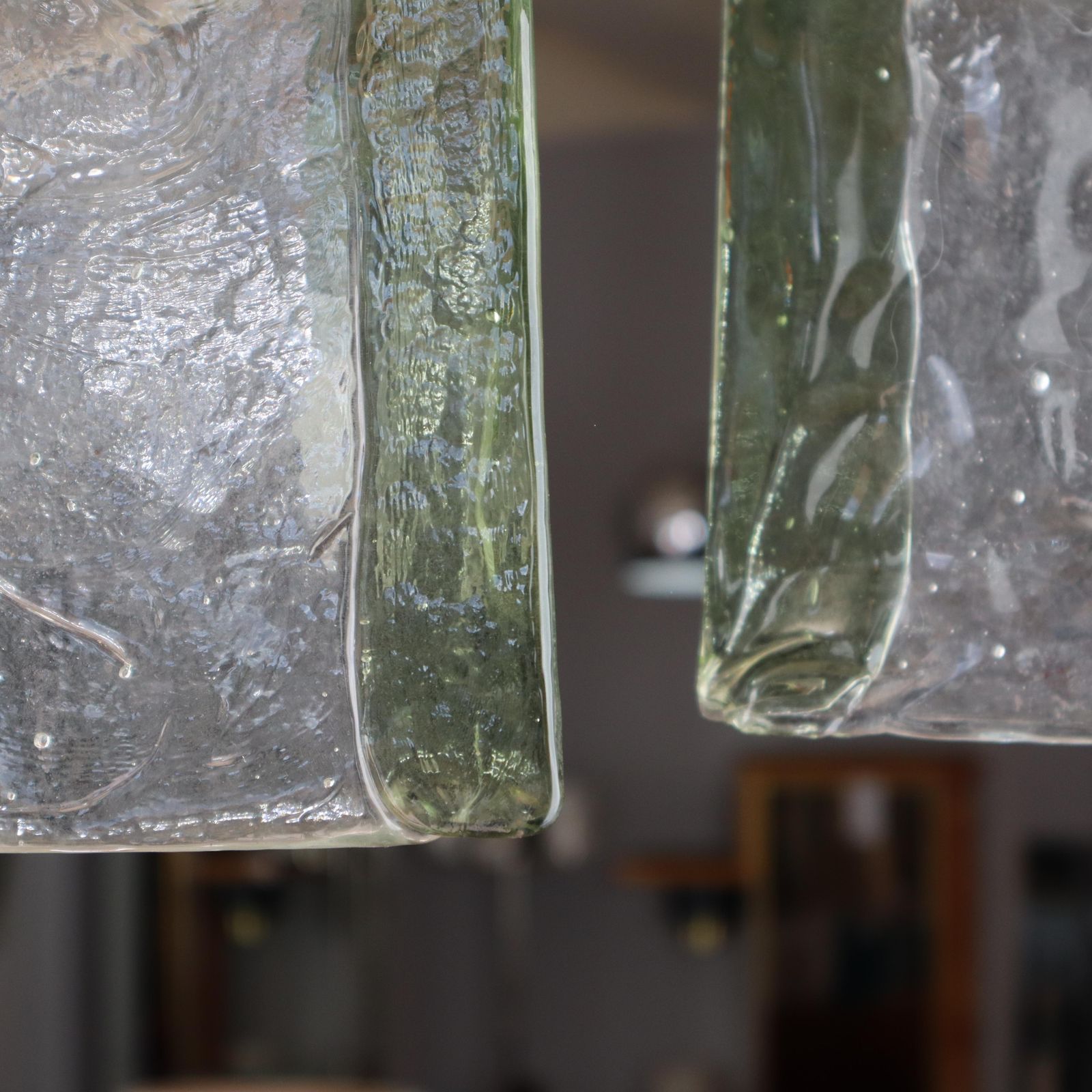 Large Murano Pendant Light Designed By Carlo Nason For Mazzega, Italy 1970s photo vintage