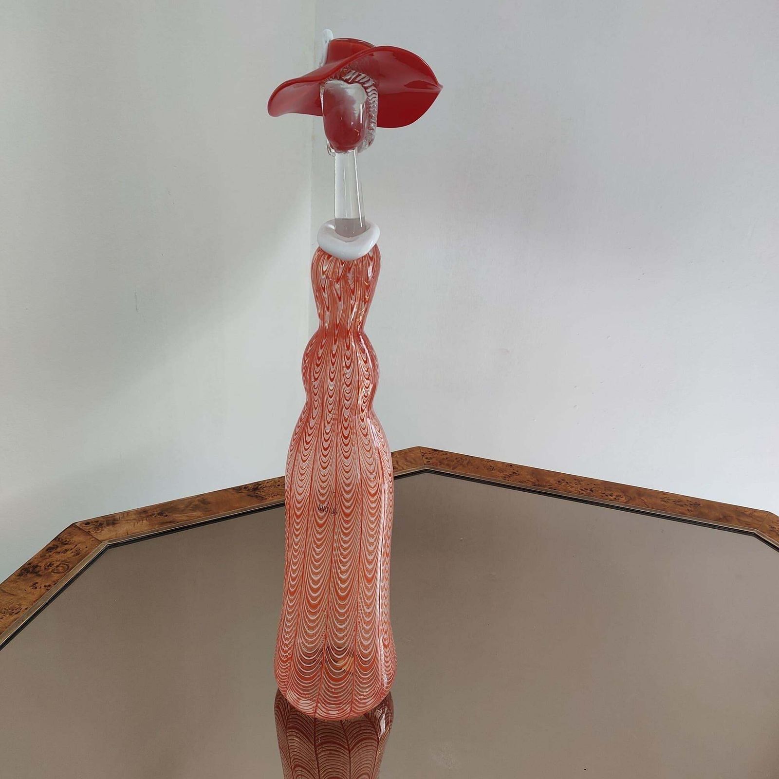 Mid Century Modern Murano Art Glass Woman Sculpture By Licio Zanetti Italy 1970 photo furniture