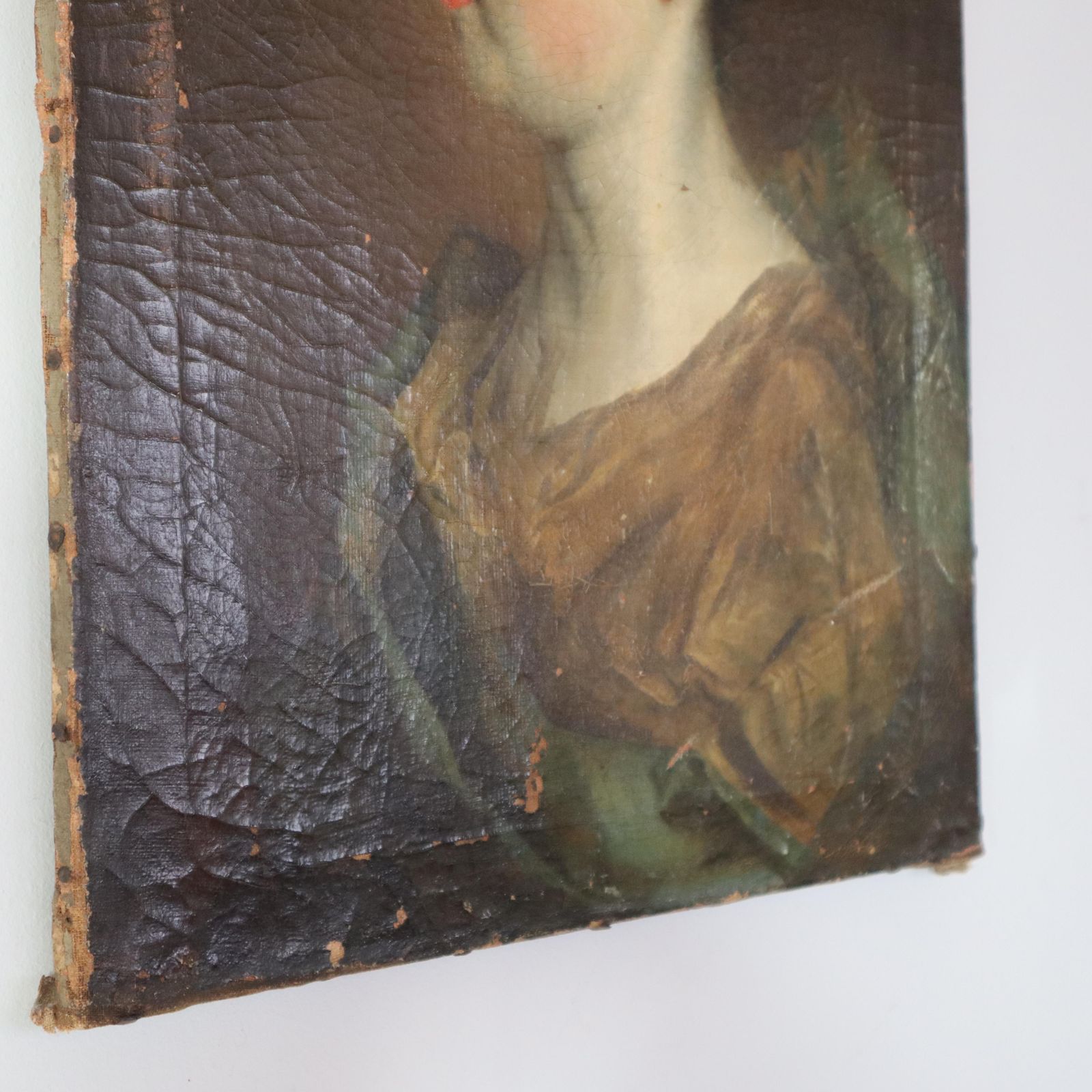 18th Century French Noblewoman Portrait, Oil On Canvas photo 1924.0