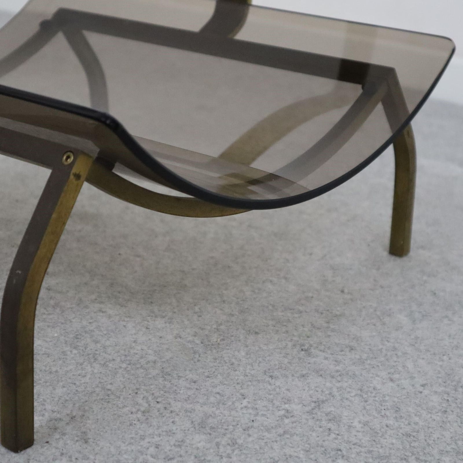 Italian Mid Century Modern Brass Magazine Rack Holder Fontana Arte, 1960s photo Home Decor