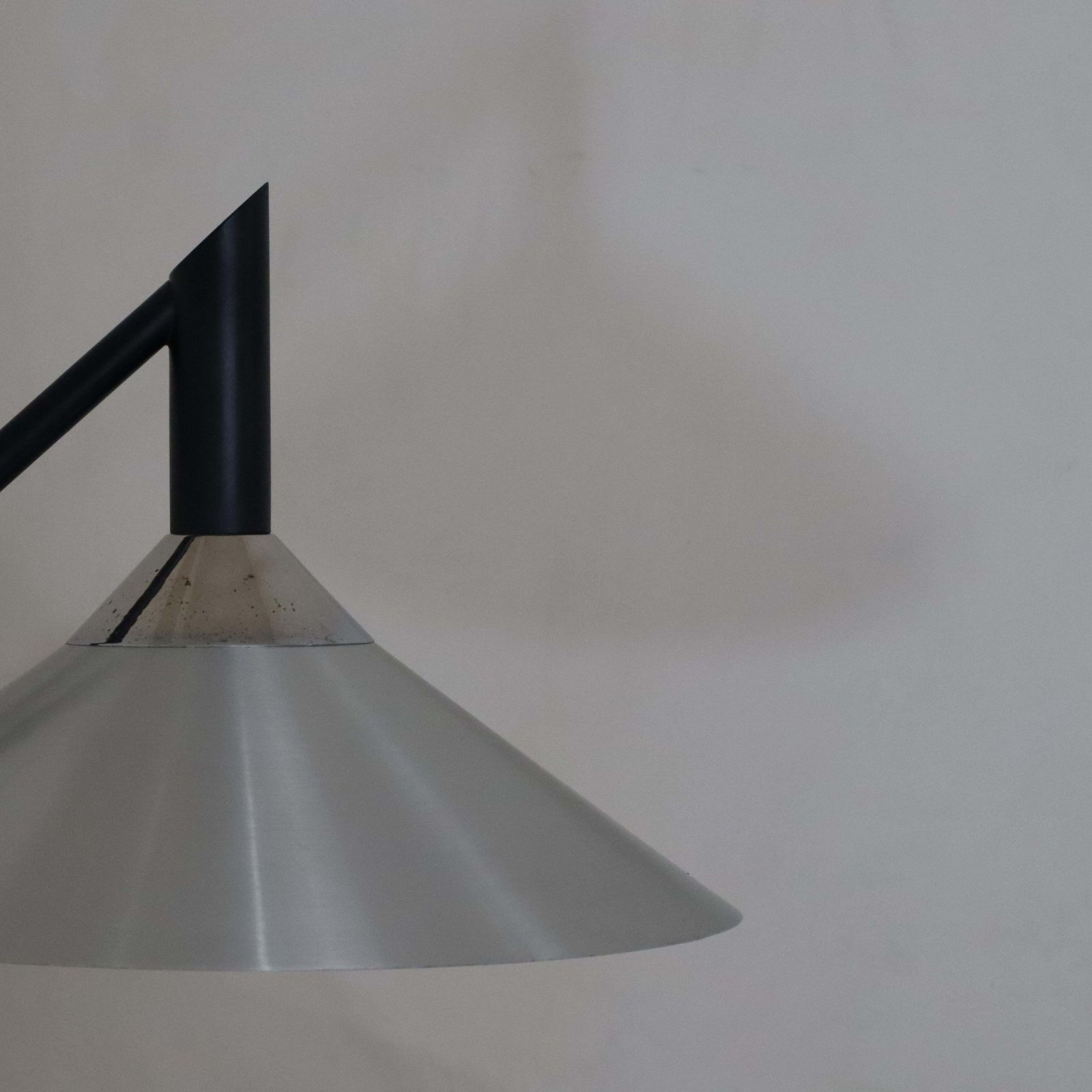 Mid Century Modern Marble Metal Table Lamp Gino Sarfatti Flos Style Italy 1970 photo Lighting