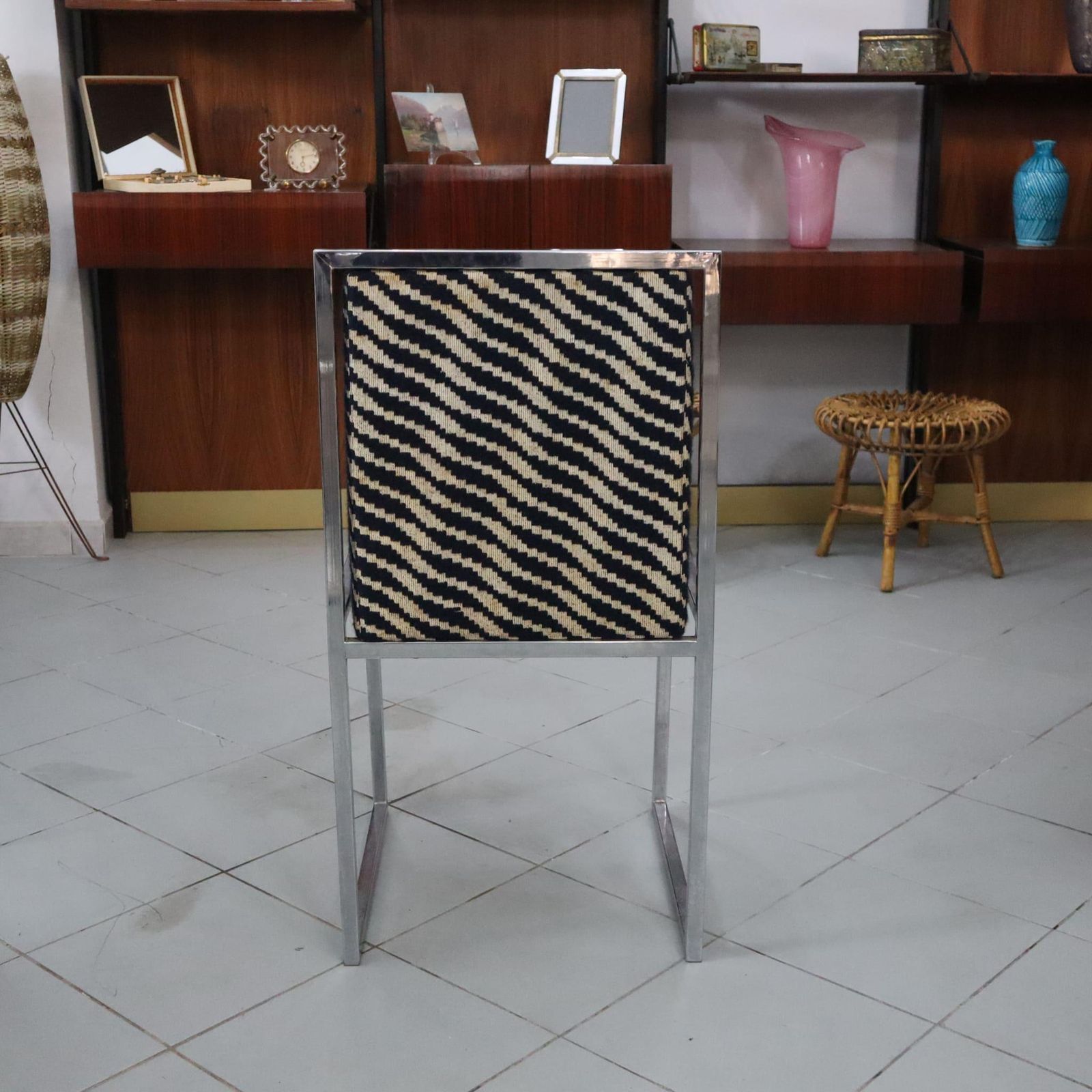 photo vinterior Mid Century Modern Italian Chairs By Nanda Vigo For Driade 1972, Set Of Four