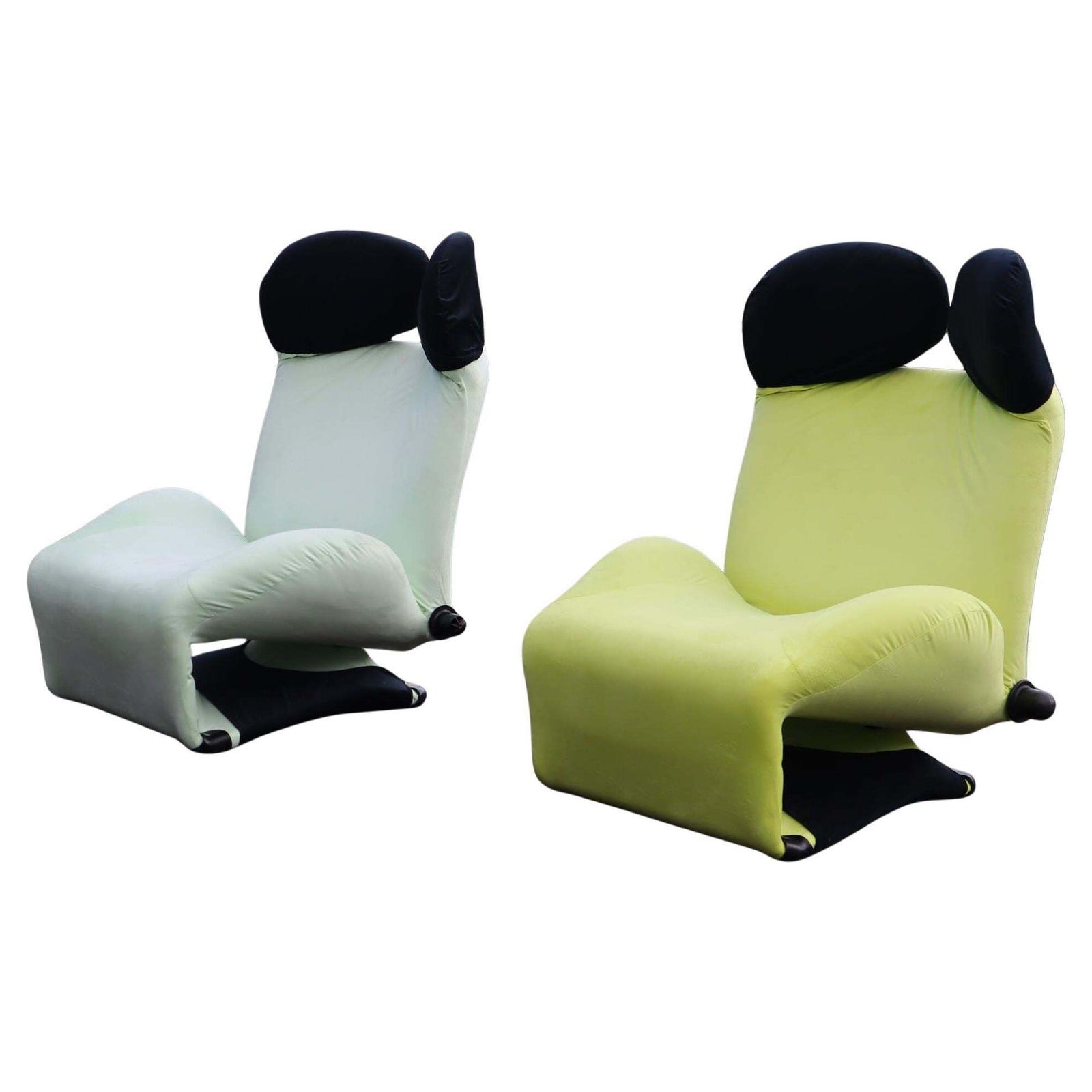 Armchair Or Chaise Longue Wink By Cassina, Design Toshiyuki Kita, Italy, 1980s