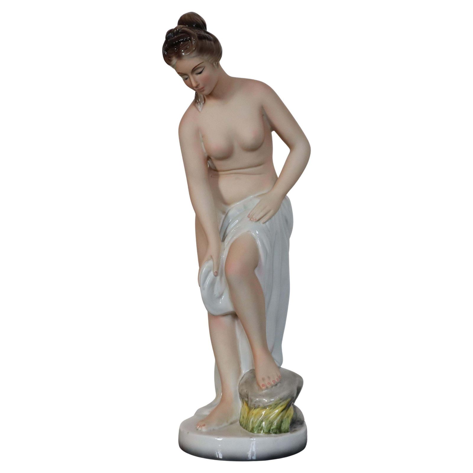 Ceramic Sculpture Female Figure At The Favaro And Cecchetto Bath, Italy, 1937