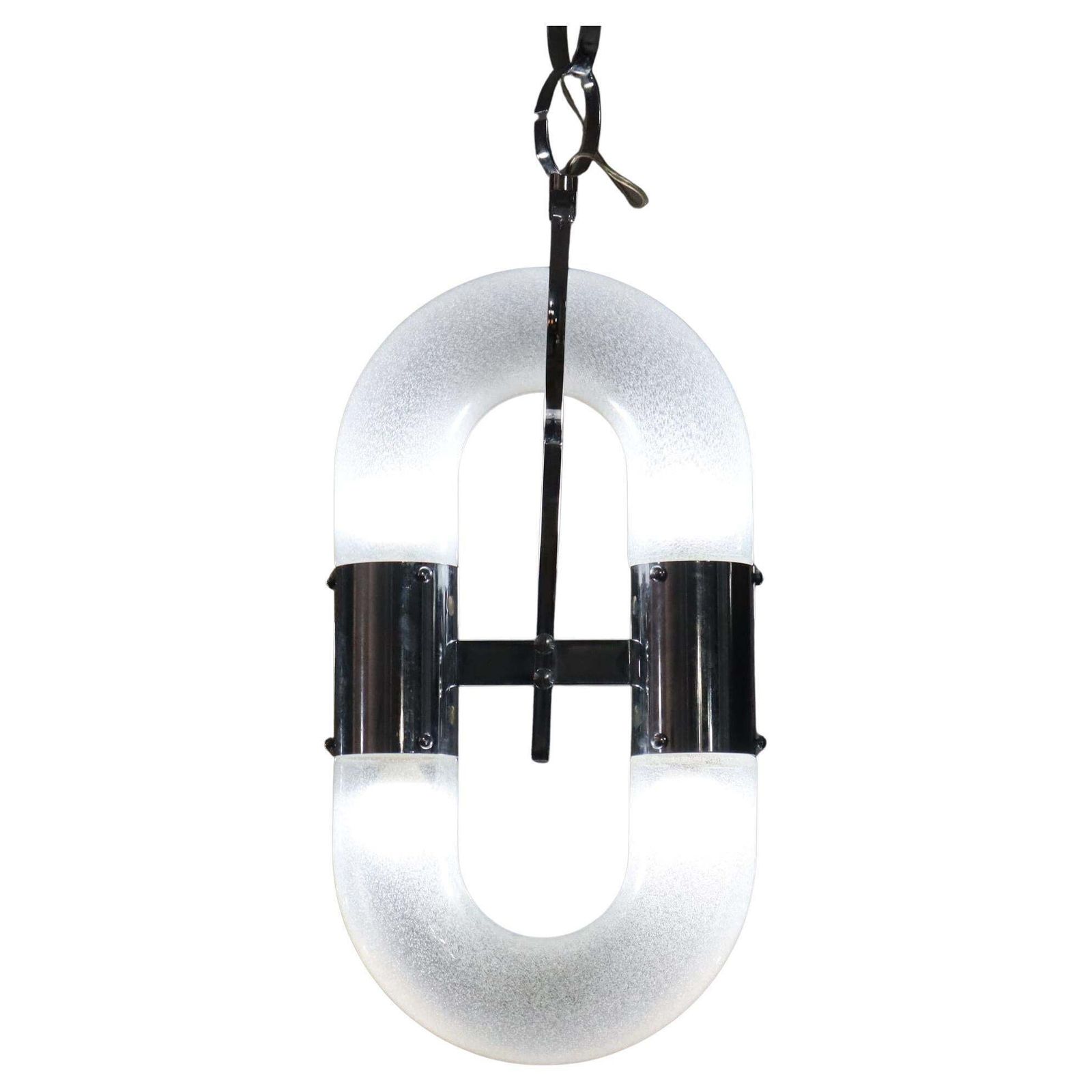 Mid Century Modern Chandelier In Murano Glass By Aldo Nason, Italy, 1960s