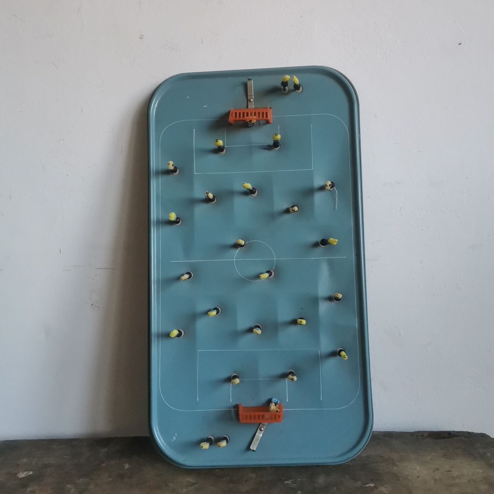 Ussr Rare Vintage Russian Toy Football Table   Nostalgic Collectible With Box & Instructions 1960s Soccer Game, photo furniture