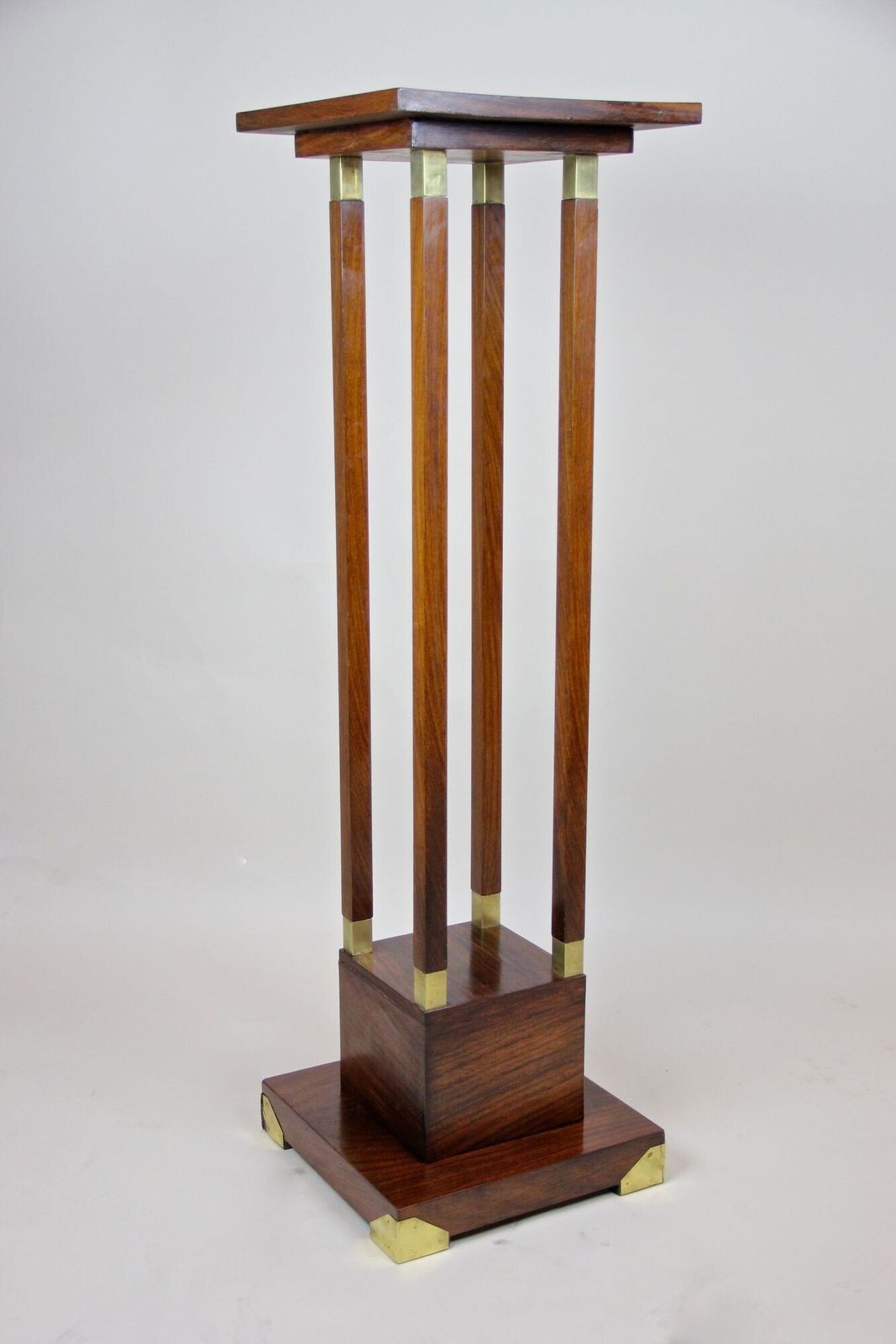 20th Century Art Nouveau Palisander Pedestal, Austria, Circa 1900 photo vinterior