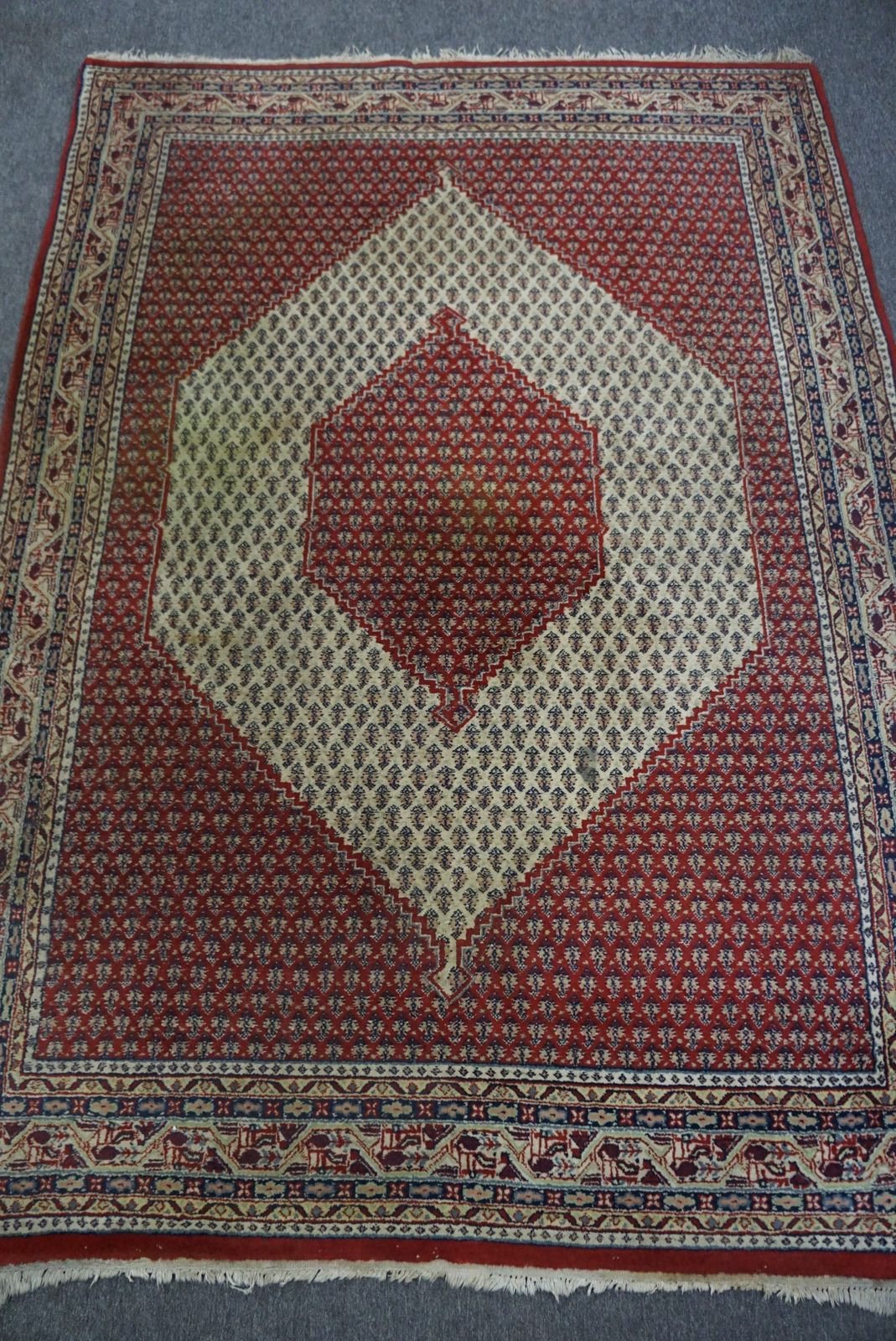 Hand Knotted Sturdy Rug With Beautiful Colors, 167 X 145 Cm photo furniture