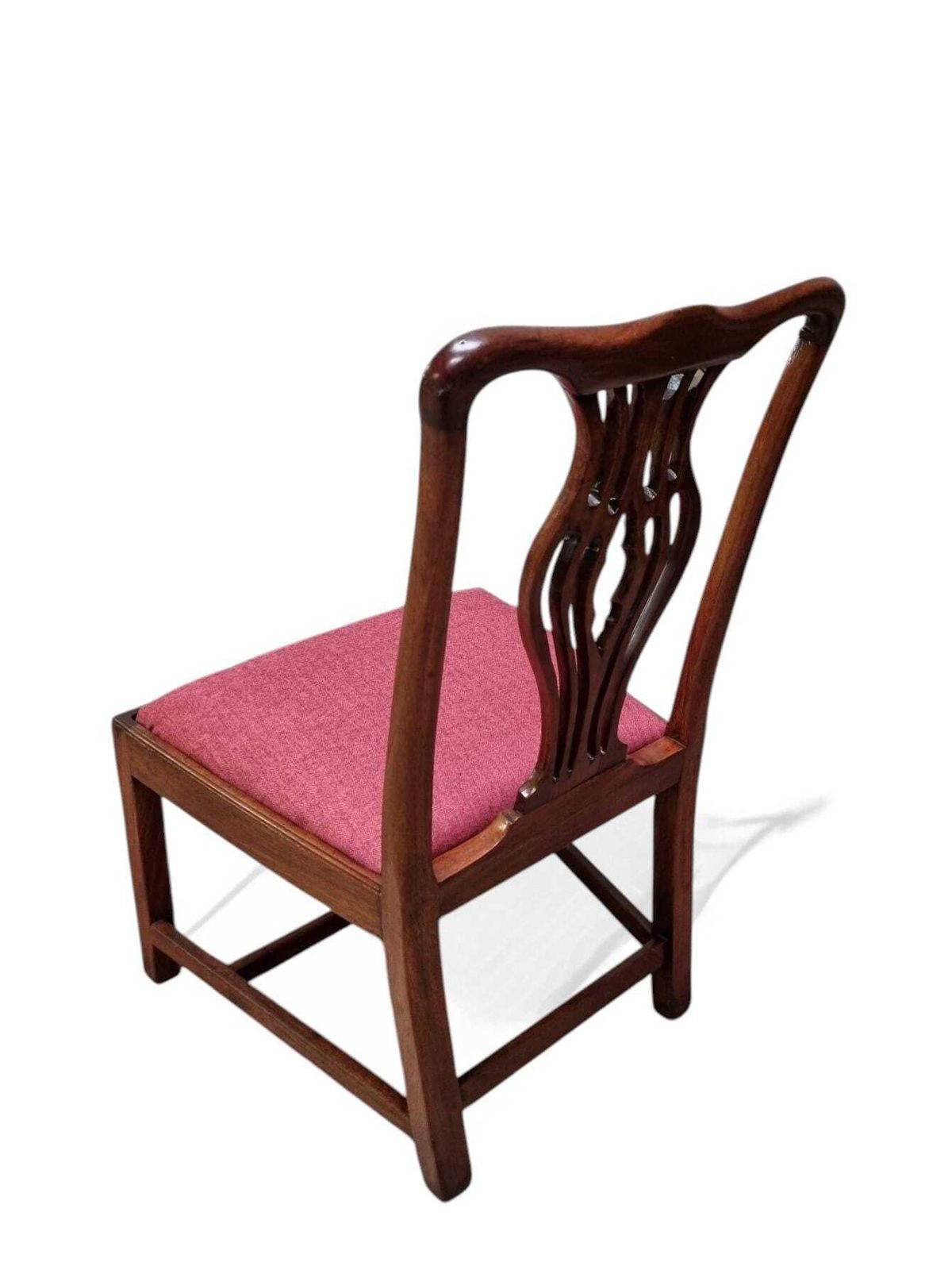 Antique Georgian Bedroom Chair / C1780 / Wood Frame photo furniture