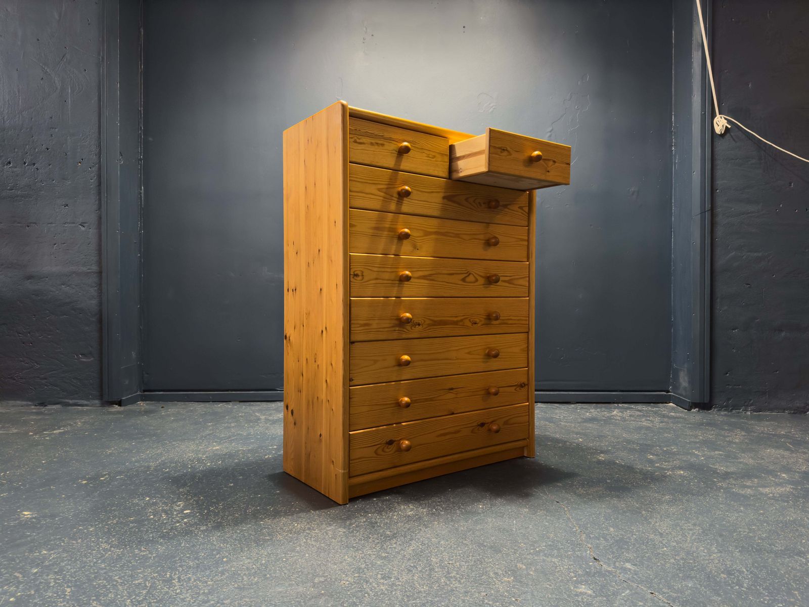 Solid Pine Chest Of Drawers photo for sale