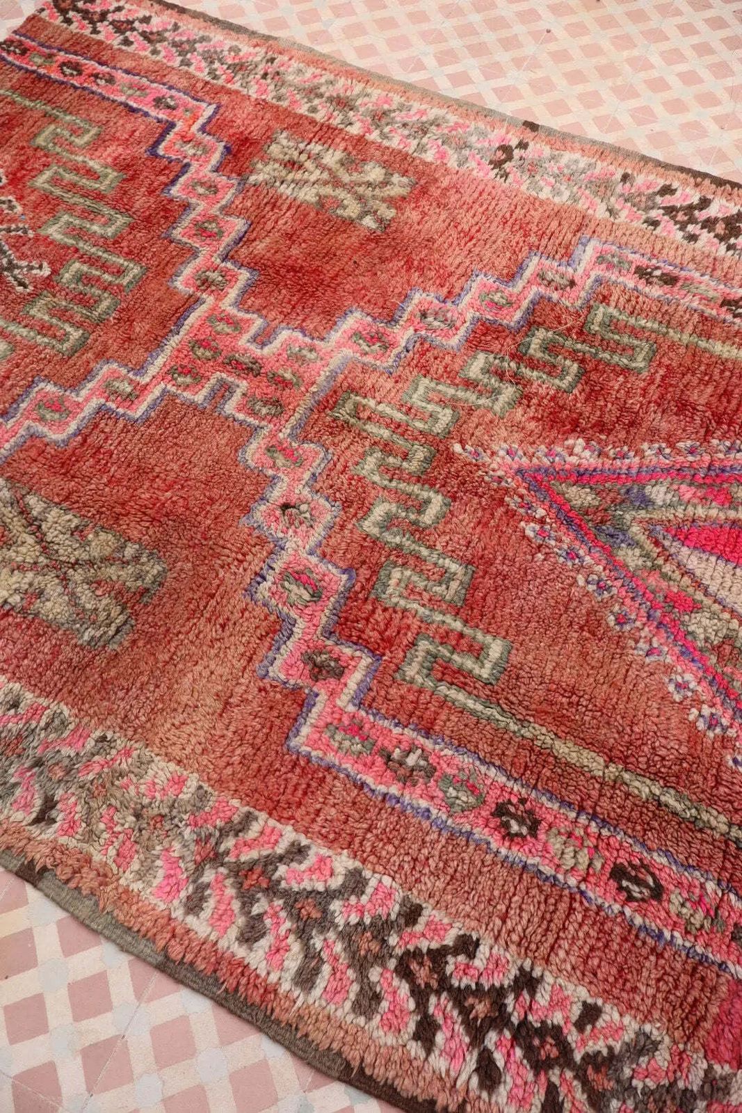 Berber Berber Berjaad Vintage Carpet   260 X 150 Cm photo Textiles