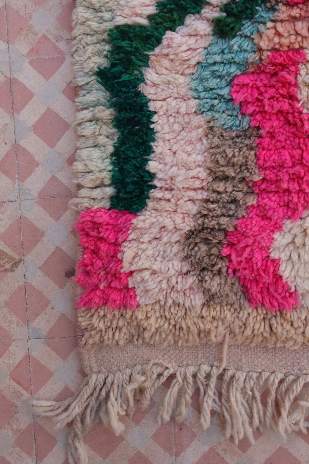 Modern Colorful Berber Berber Carpet   273 X 154 Cm photo vinterior