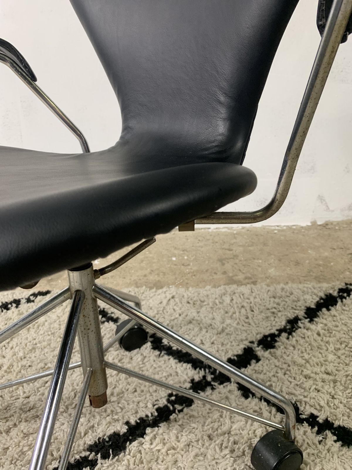 Seven Office Chair By Arne Jacobsen For Fritz Hansen, Denmark, 1960s photo Furniture