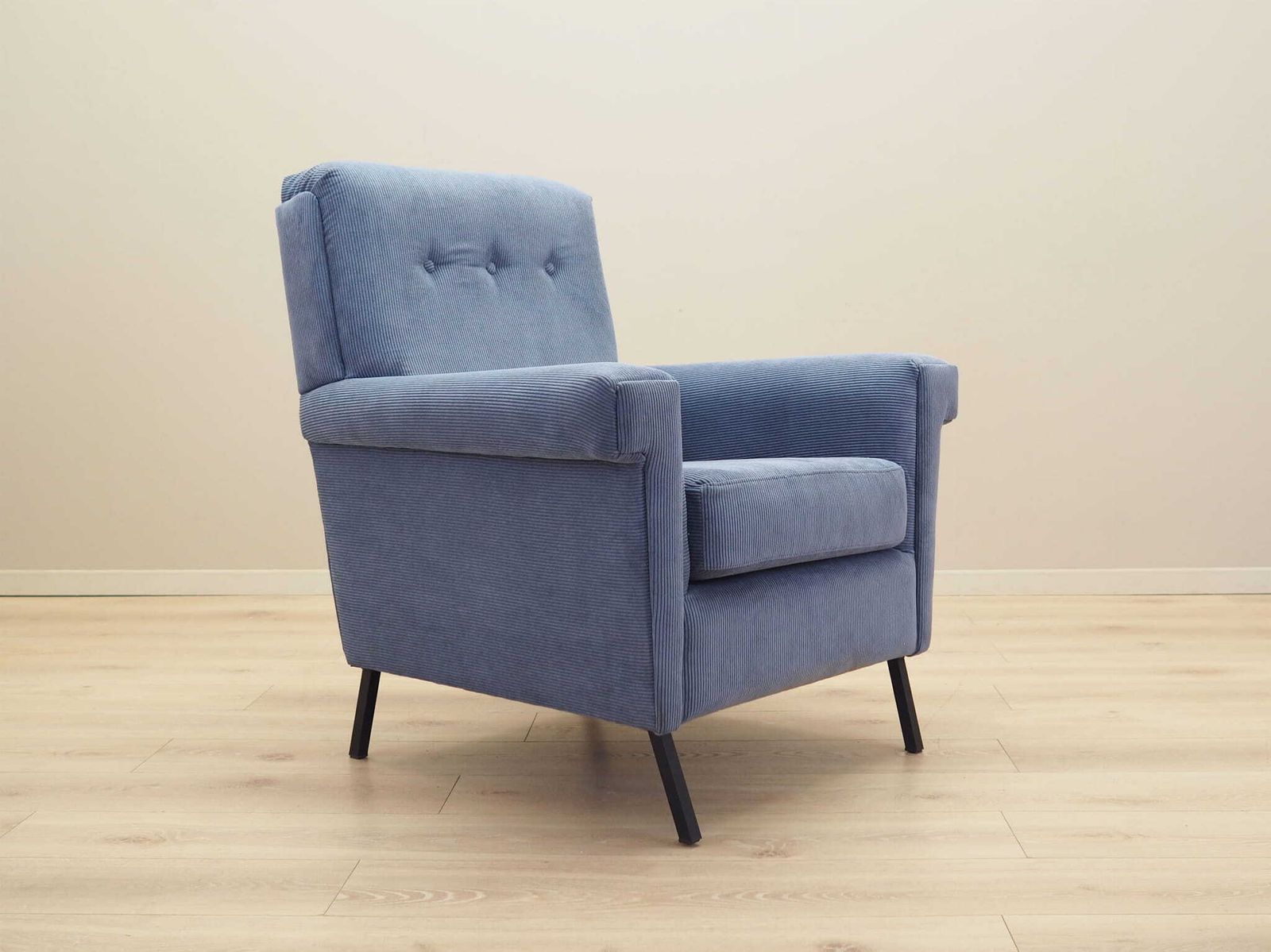 Blue Armchair, Italian Design, 1970s, Production: Italy photo vintage
