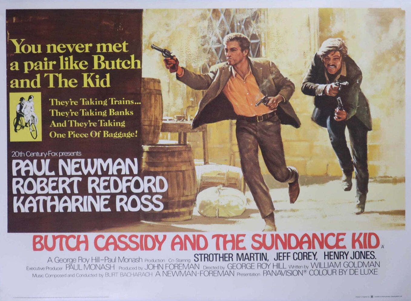 Butch Cassidy And The Sundance Kid  Original Vintage Poster