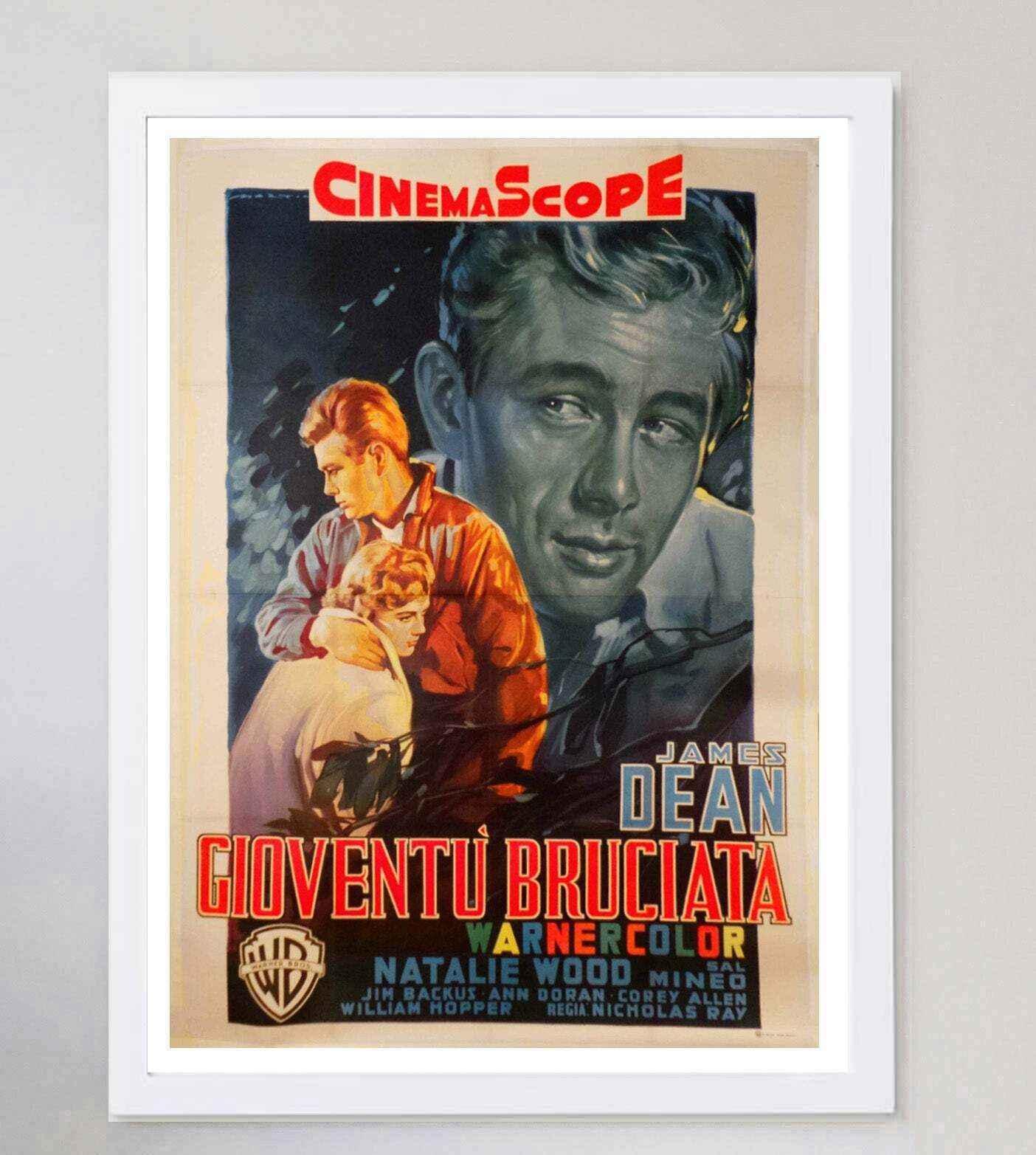 Rebel Without A Cause (Italian)  Original Vintage Poster photo for sale