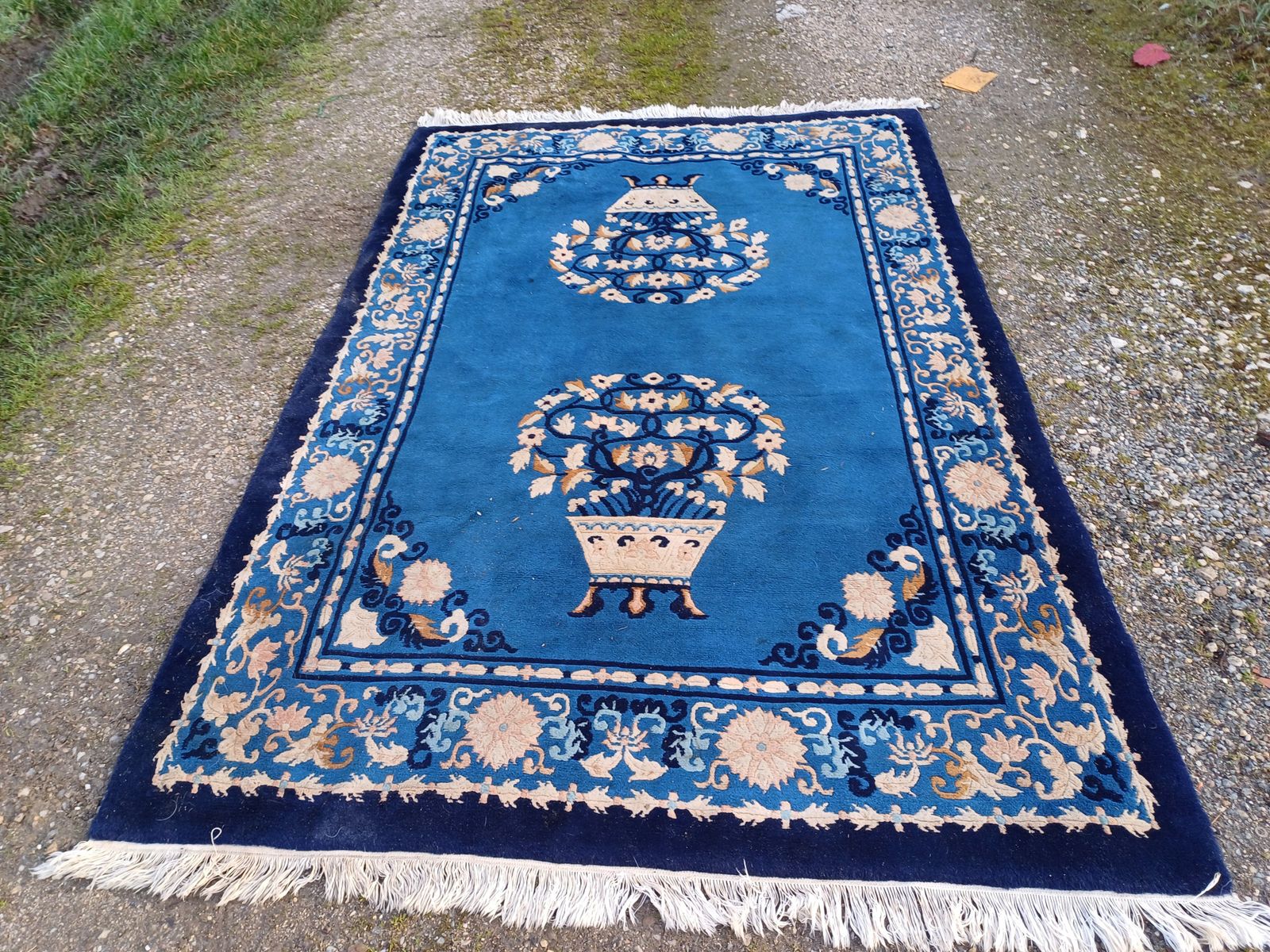 Hand Knotted Wool Chinese Rug